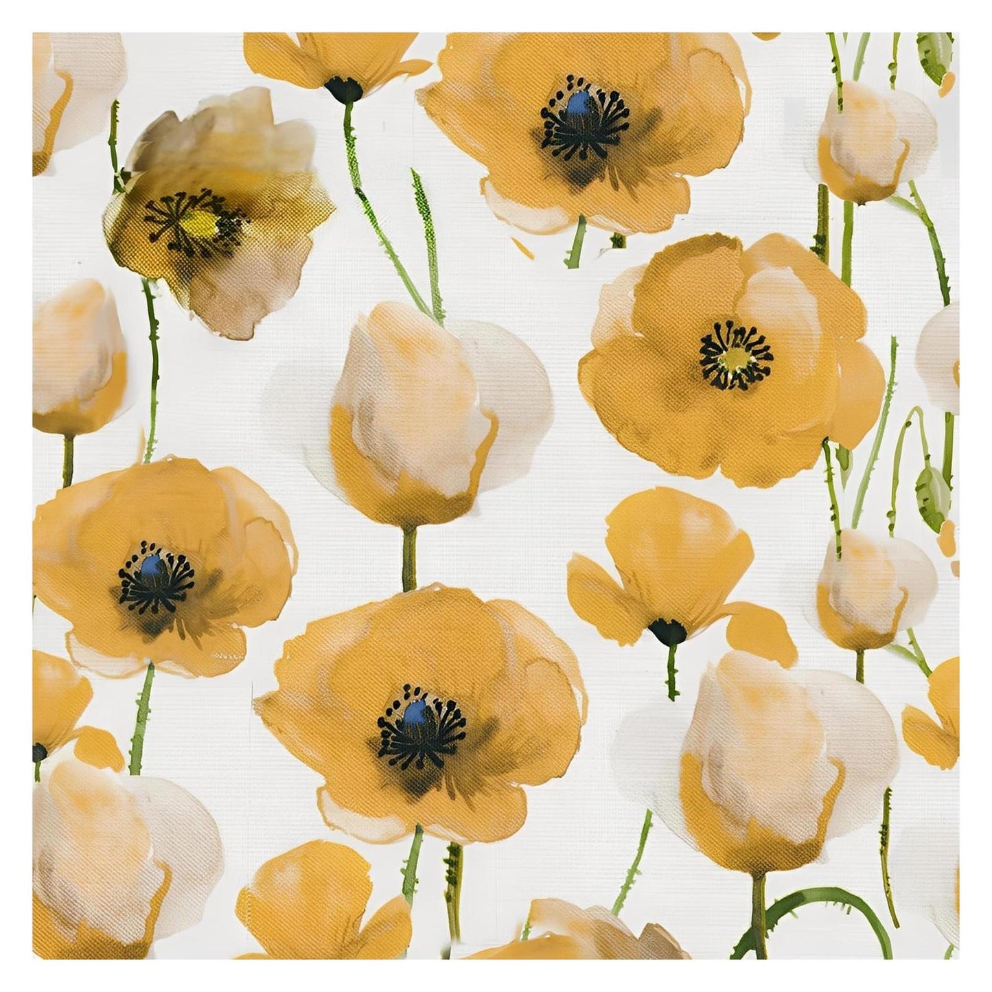 STORAGE COCKTAIL OTTOMAN-FLORAL