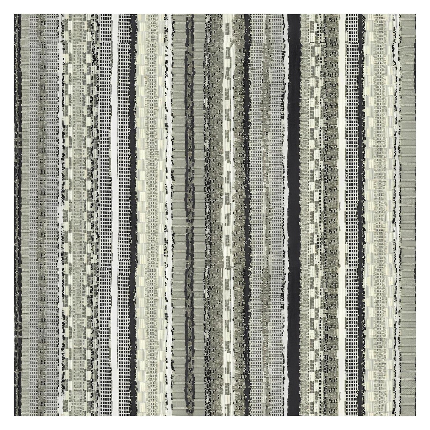 Pumpkin Swivel Black and Gray Striped Fabric Contemporary Chair Spring Support (2-Pack)