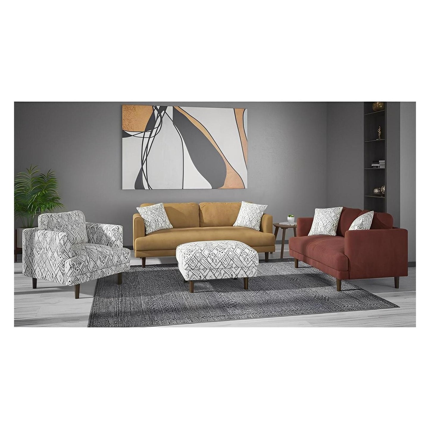 OTTOMAN - BOHO PATTERN