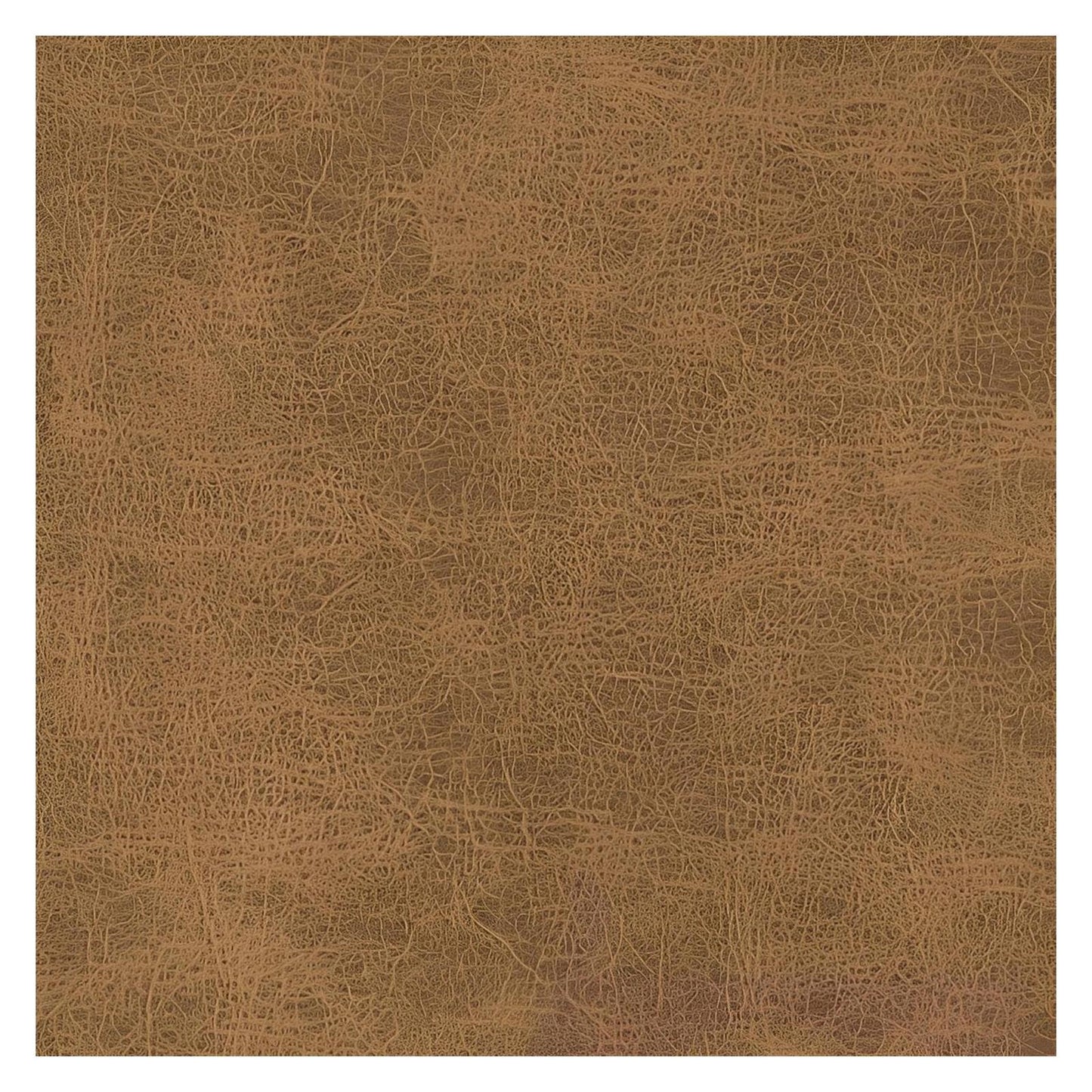 Vintage Saddle Floral Faux Leather Mid-Century Modern Chair Spring Support (2-Pack)