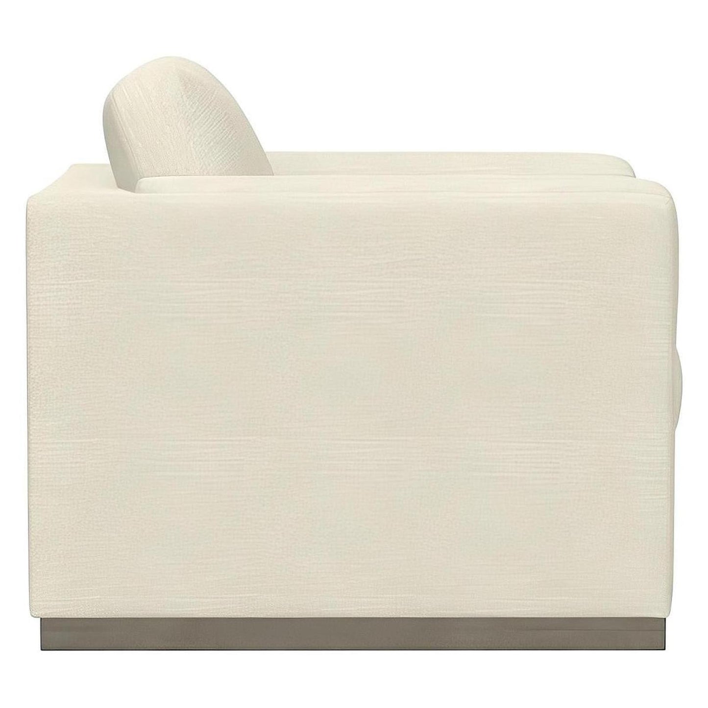 CHAIR W / WOOD BASE - CREAM - MID CENTURY-MODERN (2-Pack)