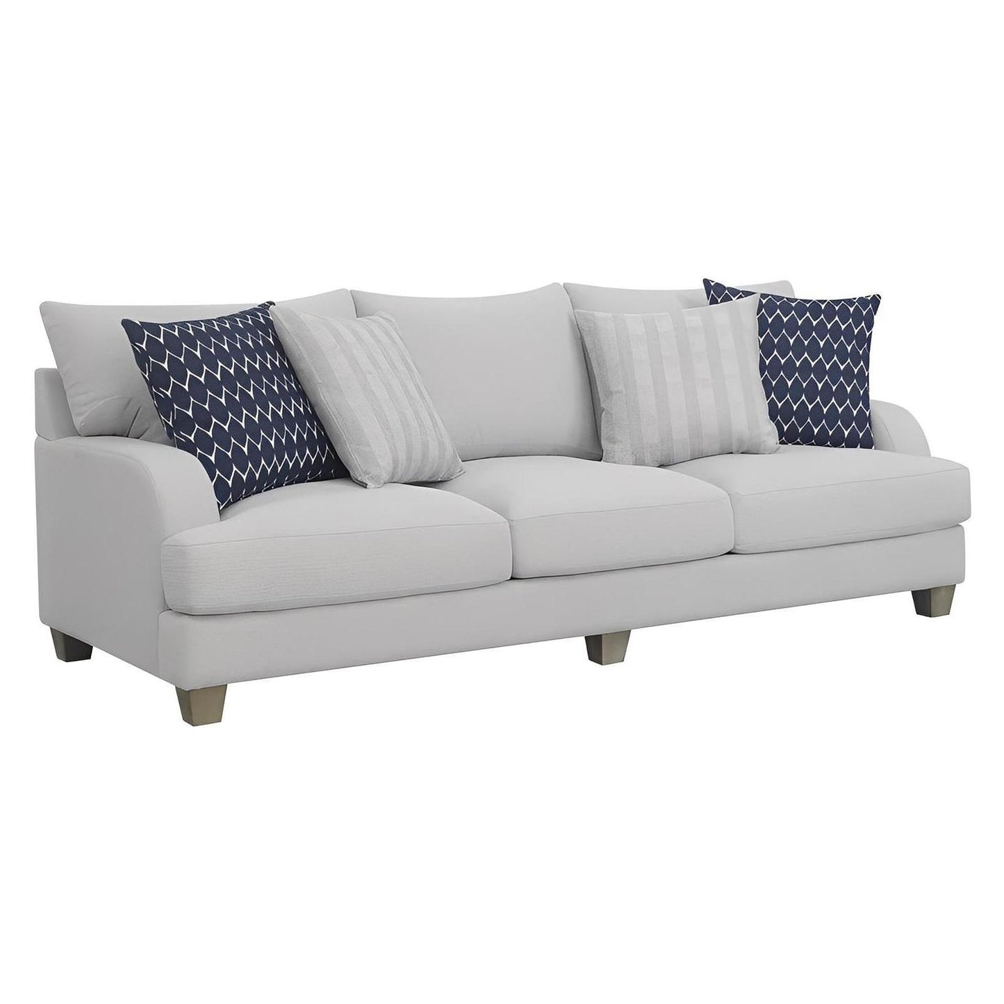 SOFA W / 4 PILLOWS-GREY