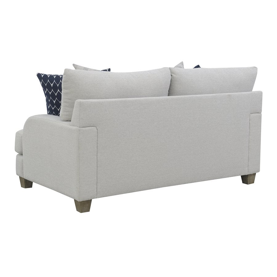 LOVESEAT W / 4 PILLOWS Gray
