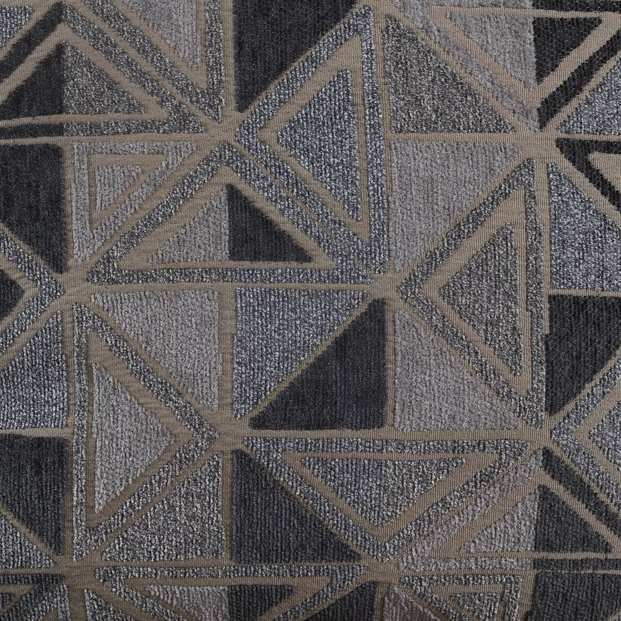 TAMPA - 6PC U-SHAPED SECTIONAL W / 9 PILLOWS - GRAY