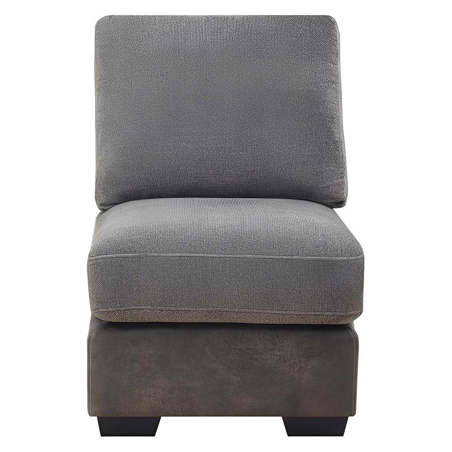 TAMPA - 6PC U-SHAPED SECTIONAL W / 9 PILLOWS - GRAY