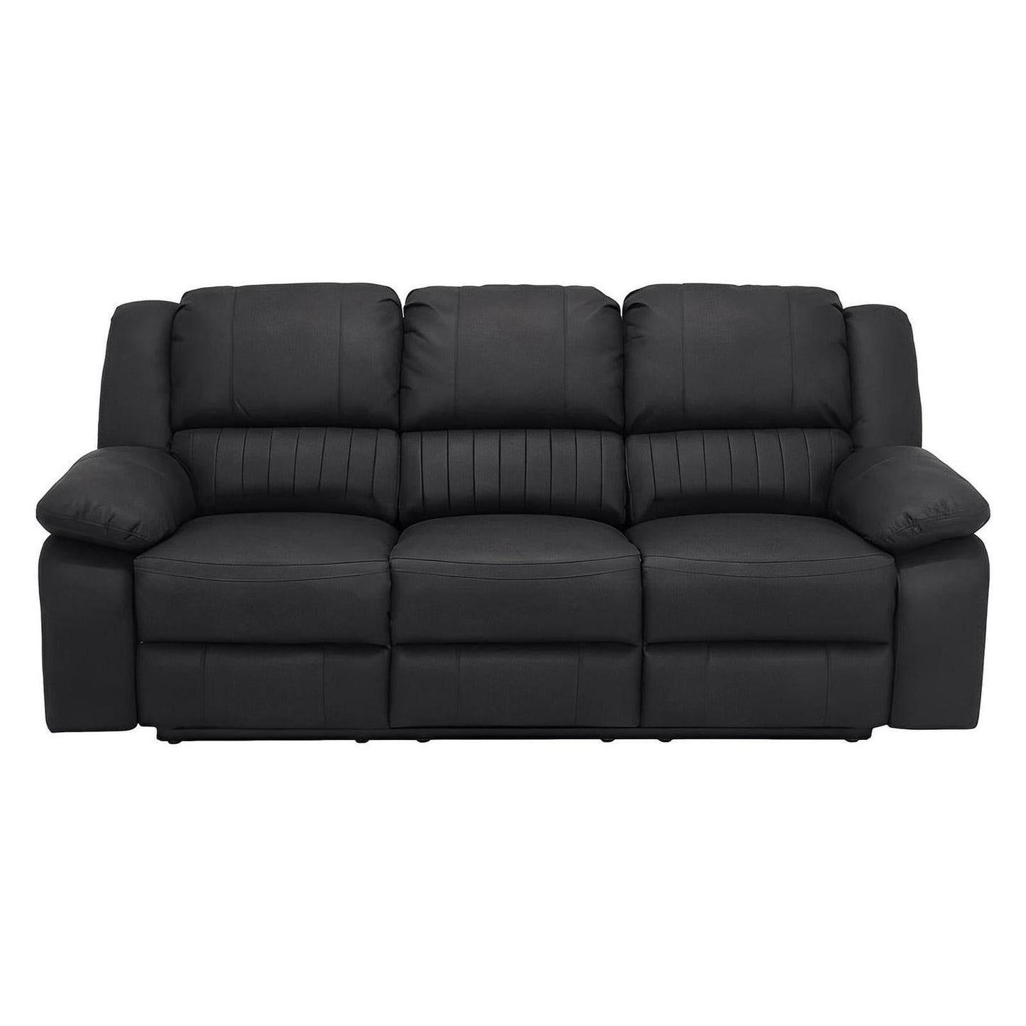 MOTION SOFA - BLACK - 2 Recliners