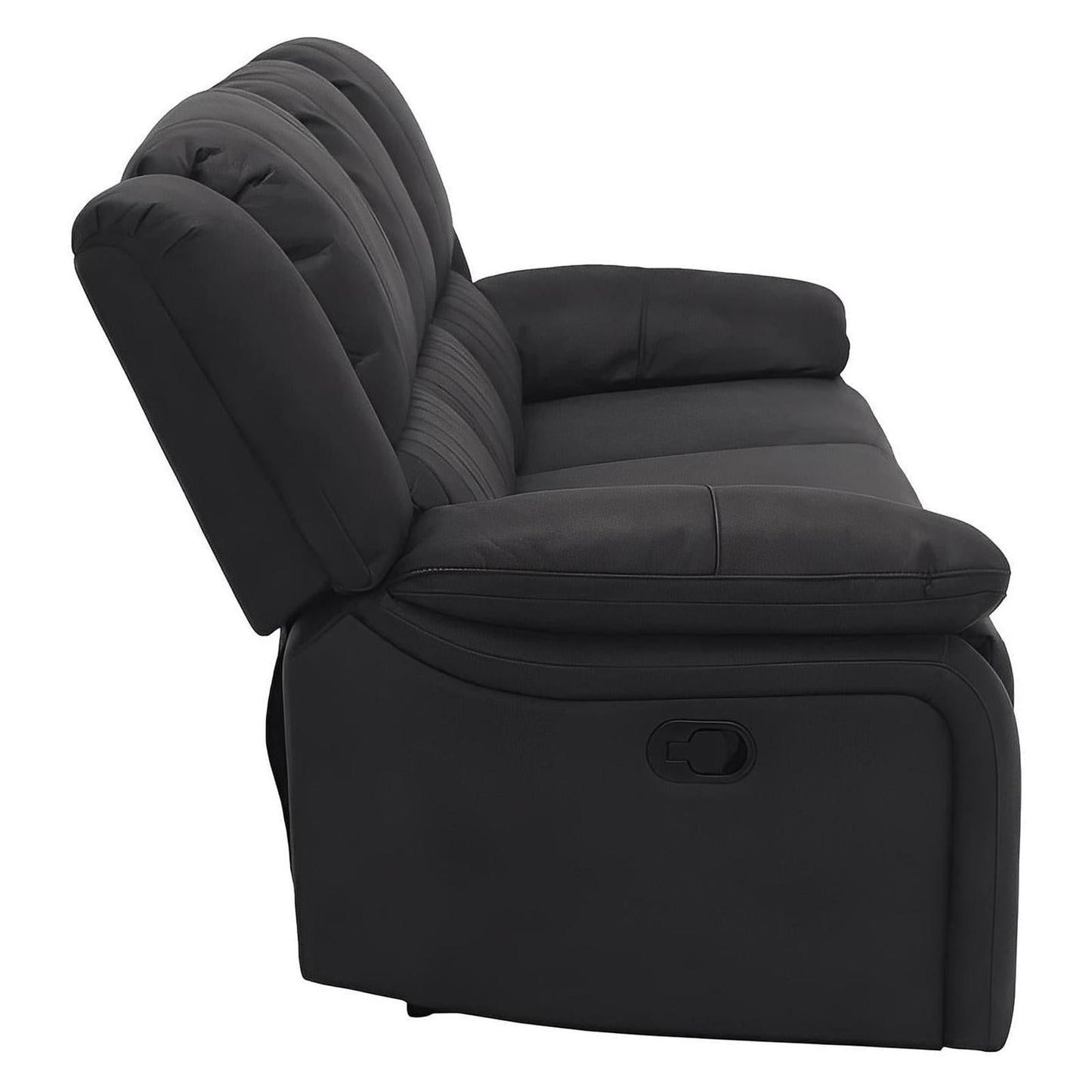 MOTION SOFA - BLACK - 2 Recliners