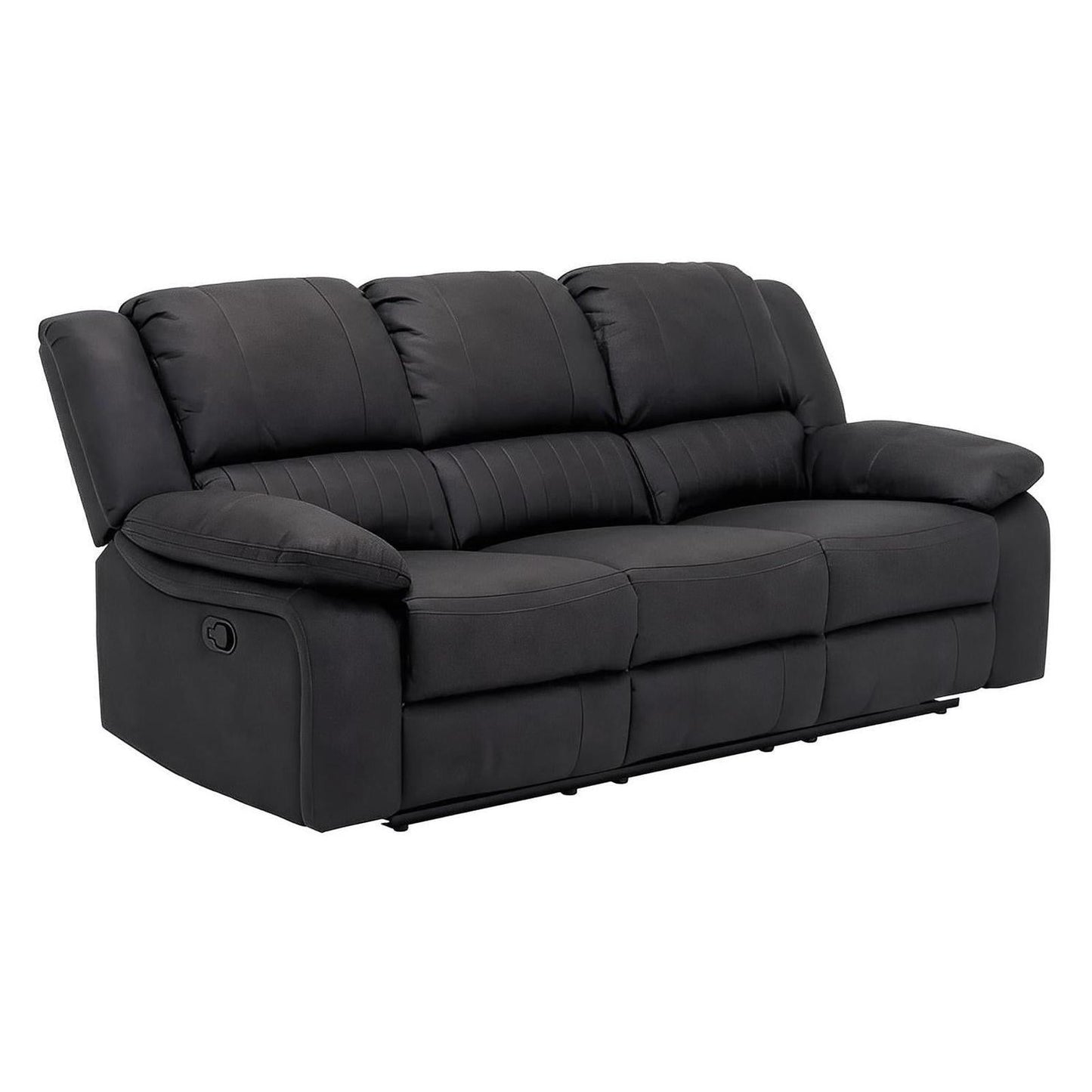 MOTION SOFA - BLACK - 2 Recliners