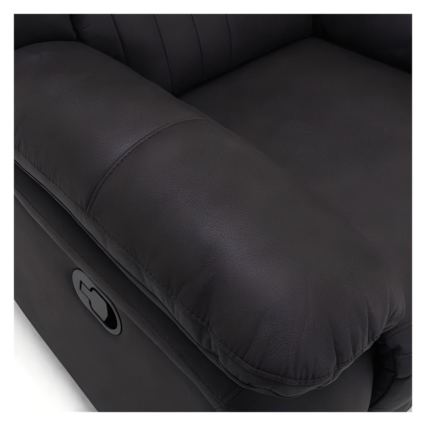 SWIVEL GLIDER RECLINER - BLACK