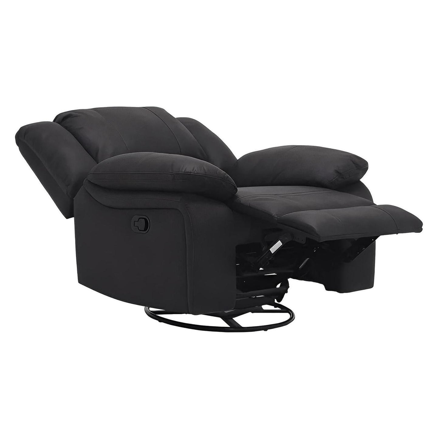SWIVEL GLIDER RECLINER - BLACK