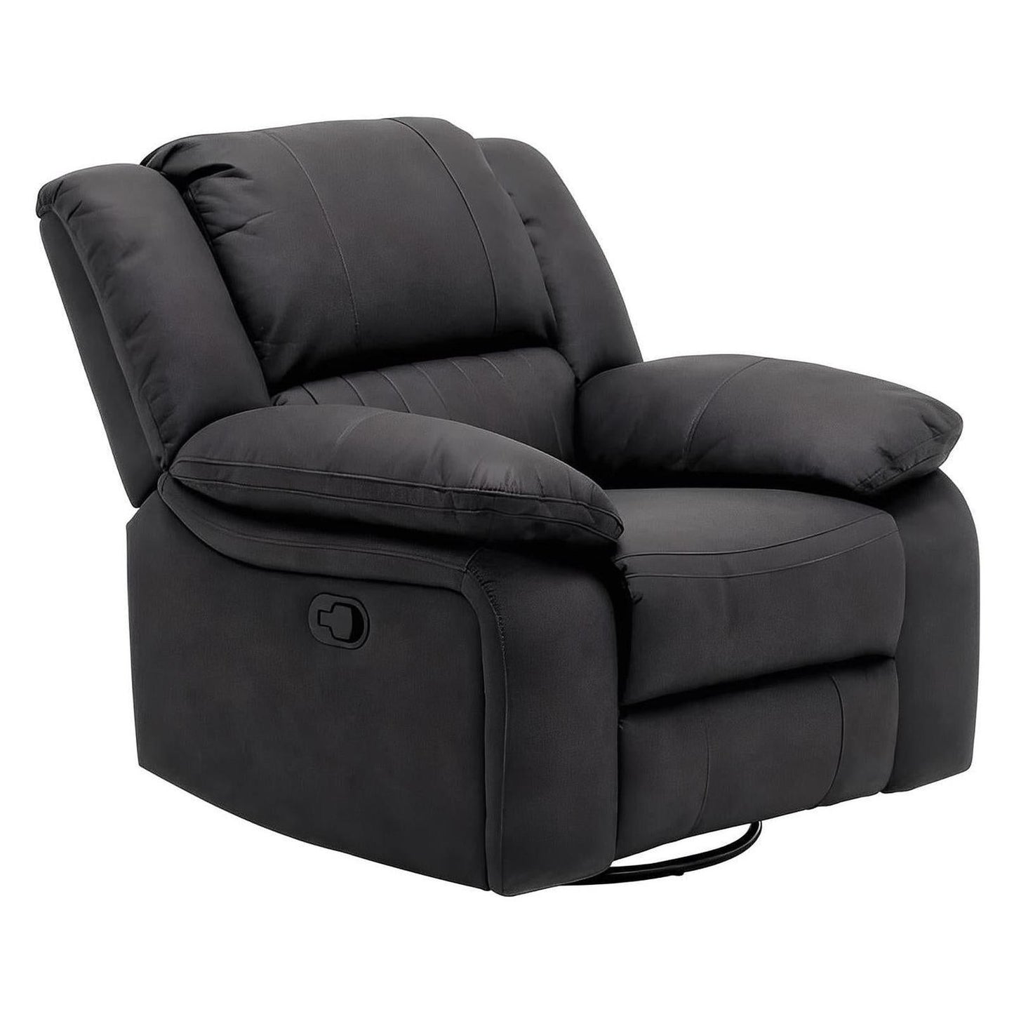 SWIVEL GLIDER RECLINER - BLACK