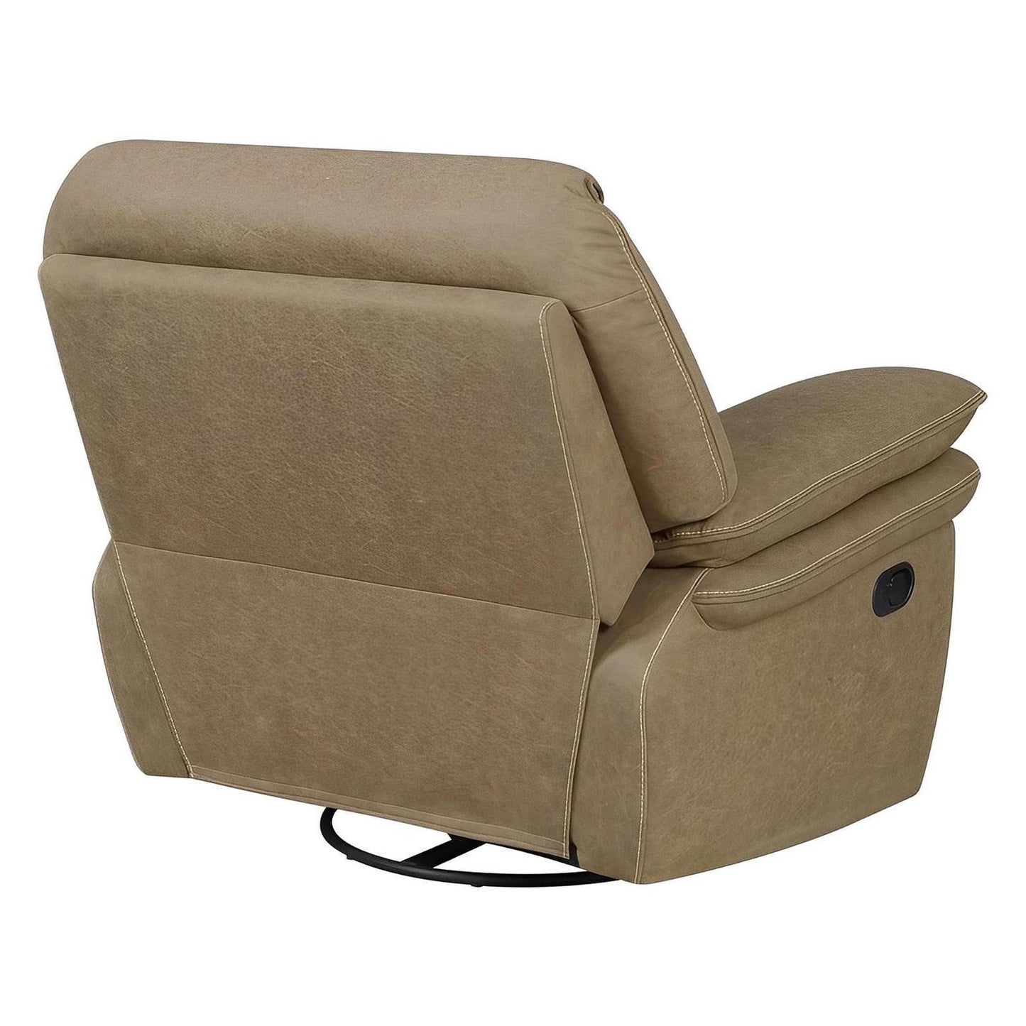 SWIVEL GLIDER RECLINER-LIGHT BROWN