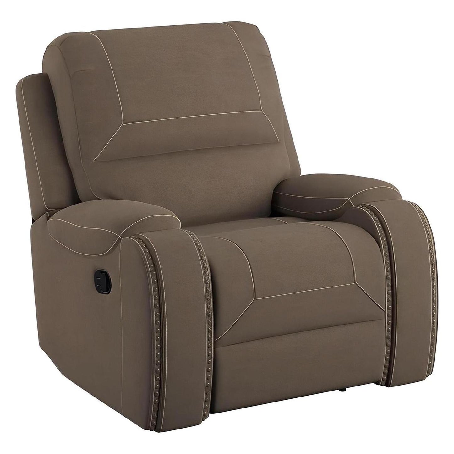 SWIVEL RECLINER - BROWN