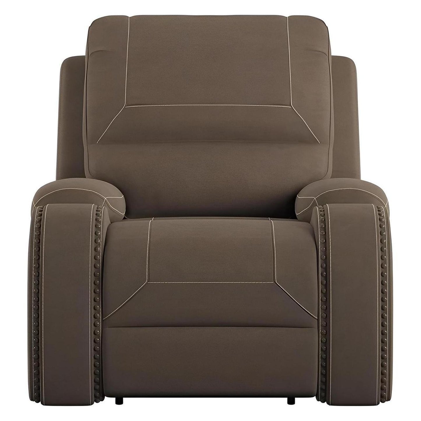 SWIVEL RECLINER - BROWN