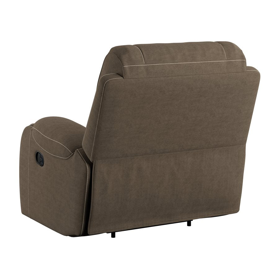 SWIVEL RECLINER - BROWN