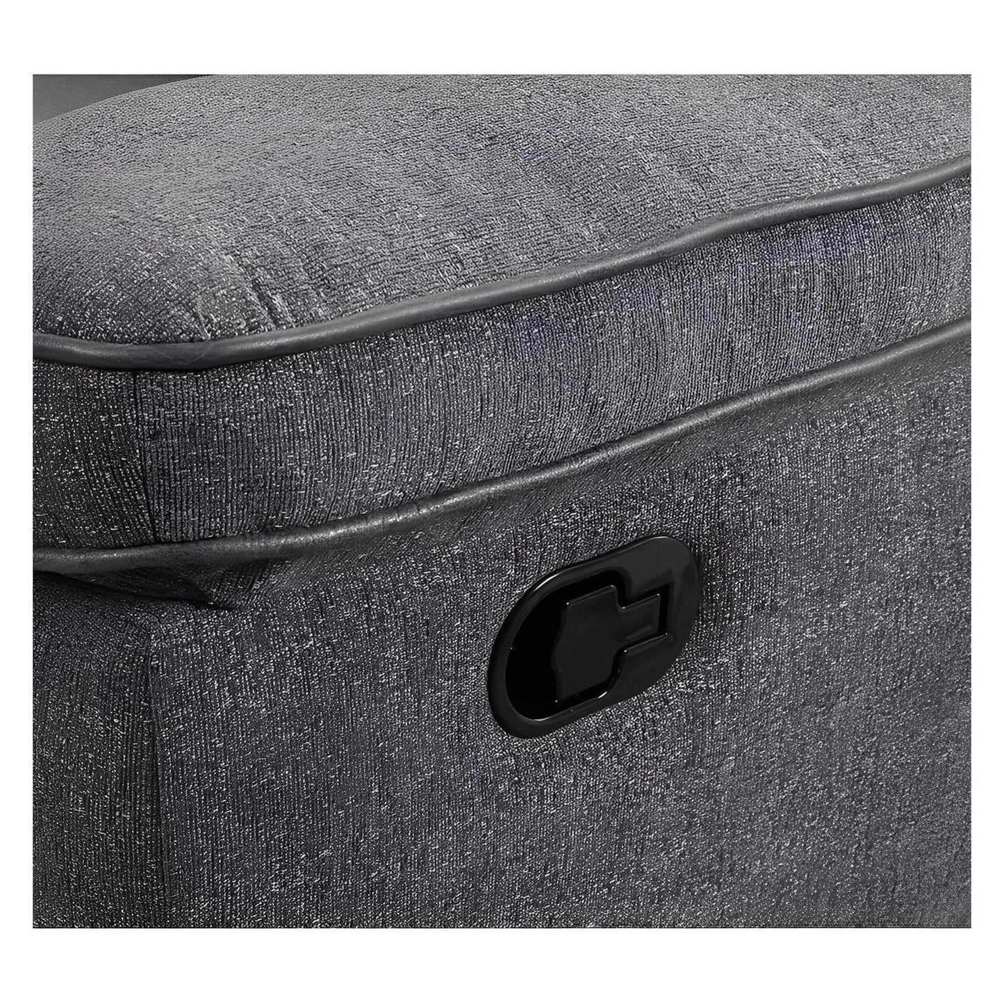 ALBERTA - 3PC SOFA - GREY - 3 Recliners