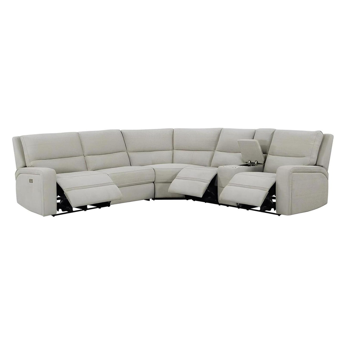 MEDFORD-3PC 3-POWER RECLINING SECTIONAL - TAN
