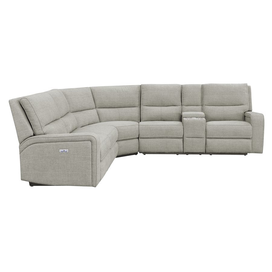 MEDFORD-3PC 3-POWER RECLINING SECTIONAL - TAN
