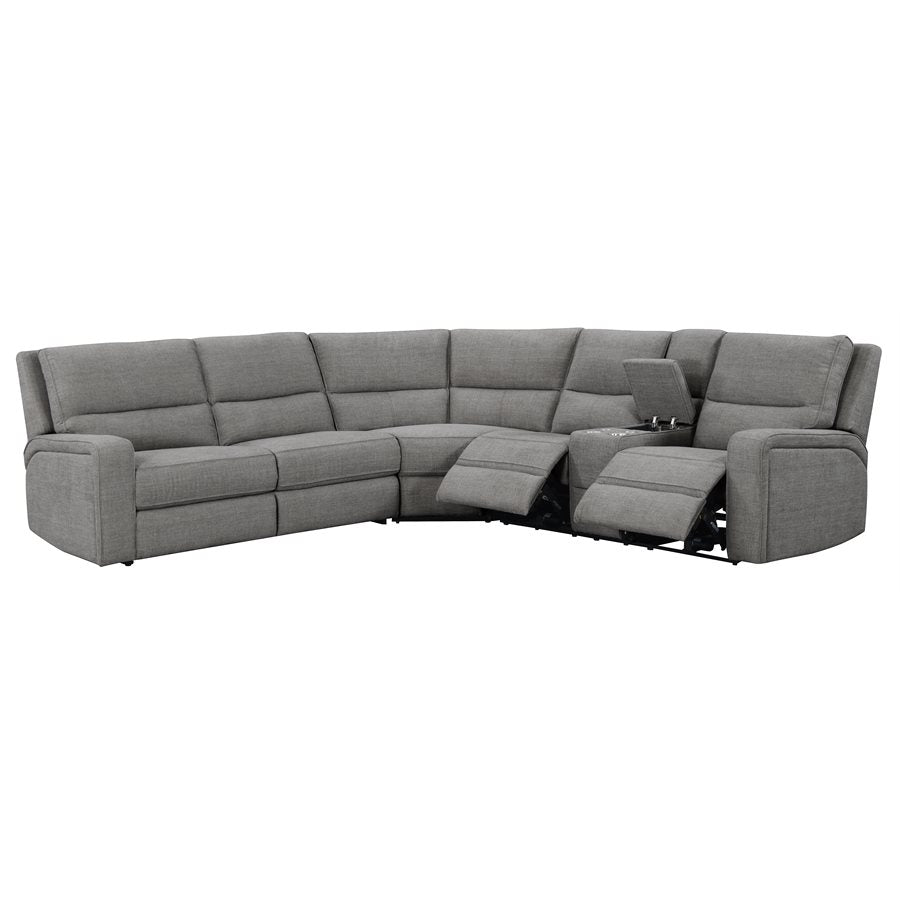 MEDFORD-3PC 3-POWER RECLINING SECTIONAL-CHARCOAL