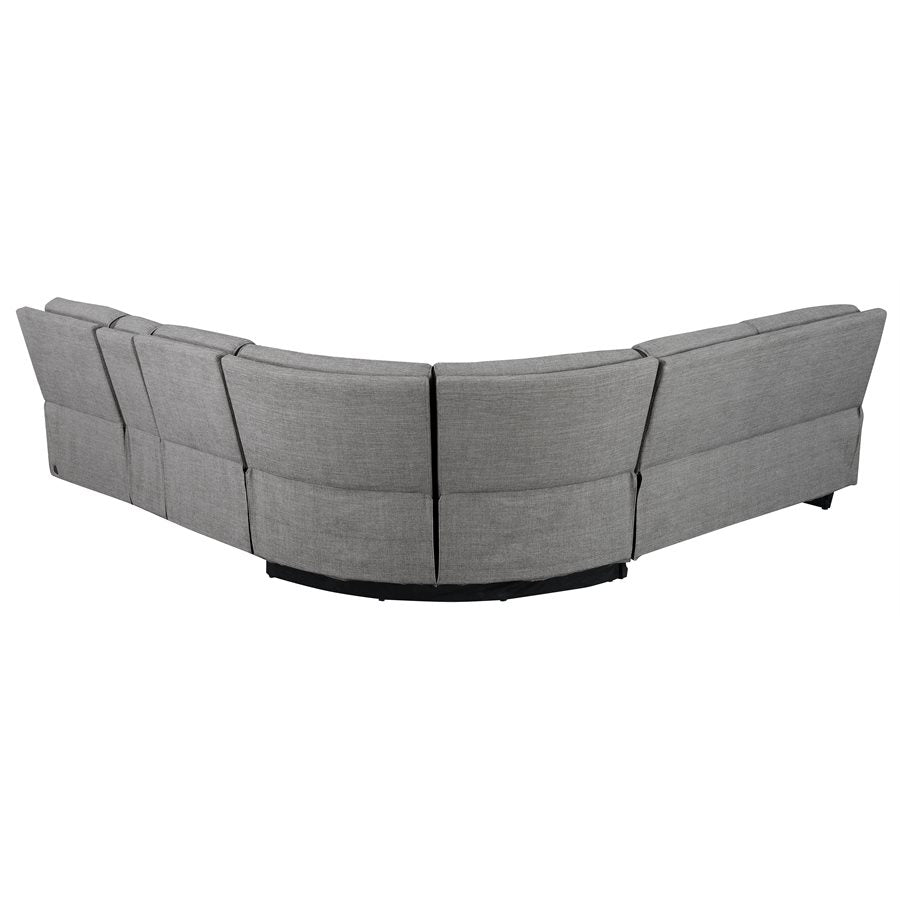 MEDFORD-3PC 3-POWER RECLINING SECTIONAL-CHARCOAL