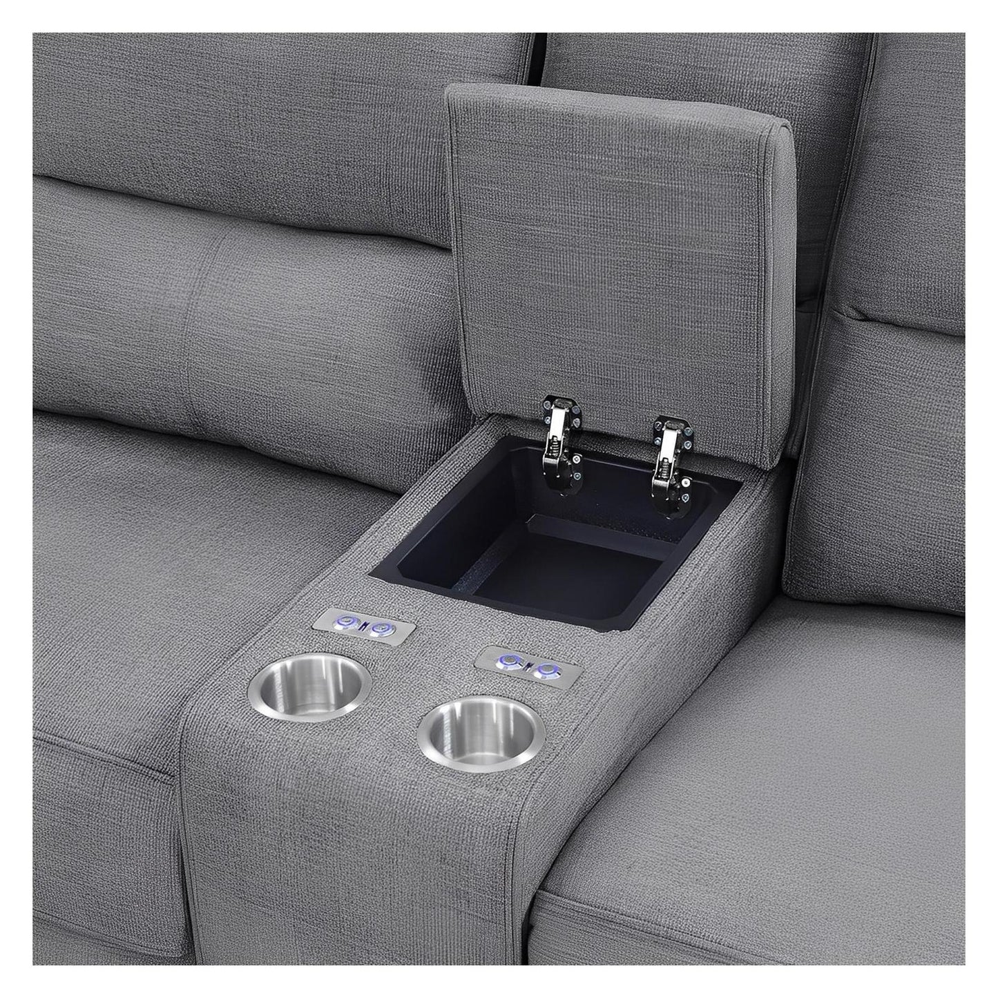 MEDFORD-3PC 3-POWER RECLINING SECTIONAL-CHARCOAL