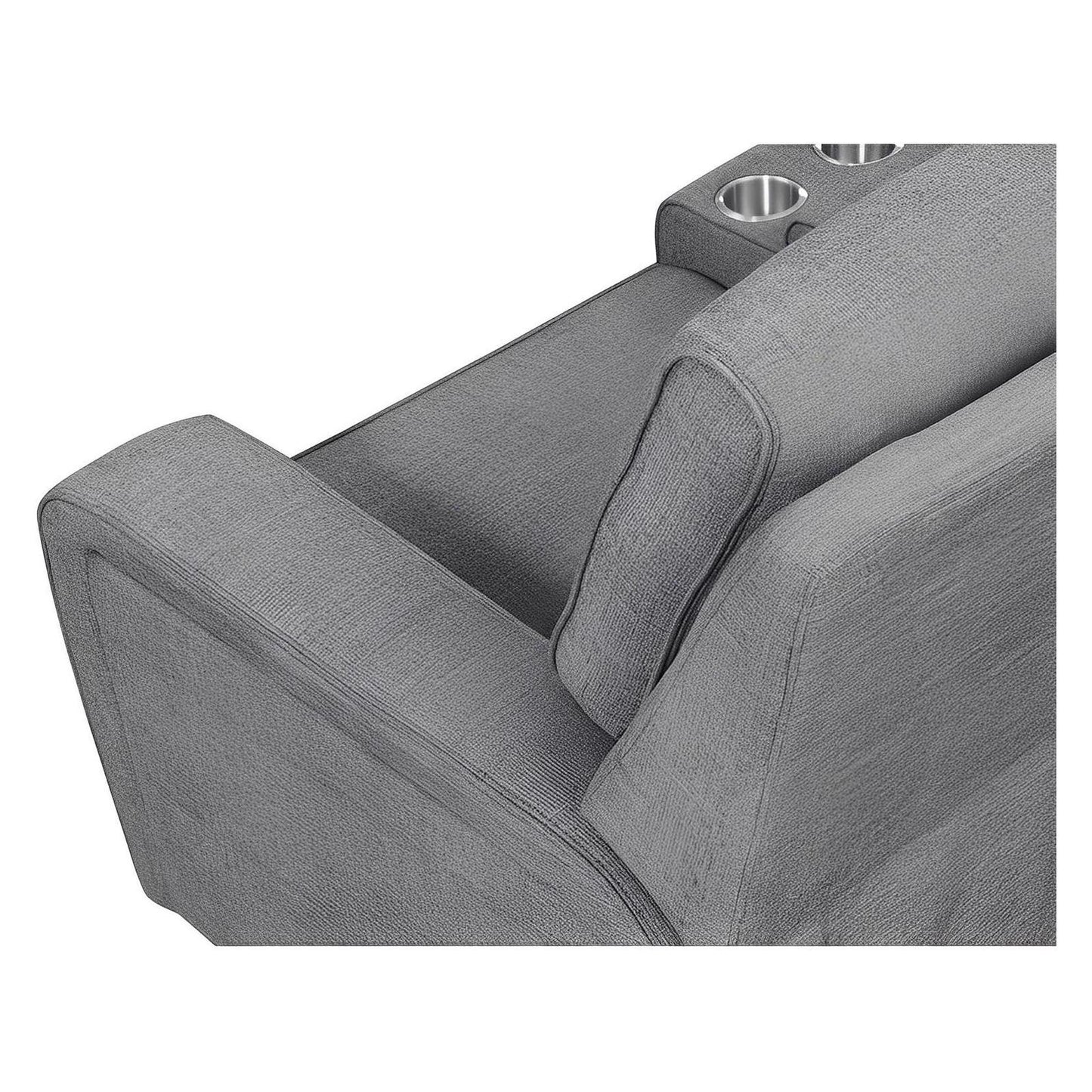 MEDFORD-3PC 3-POWER RECLINING SECTIONAL-CHARCOAL