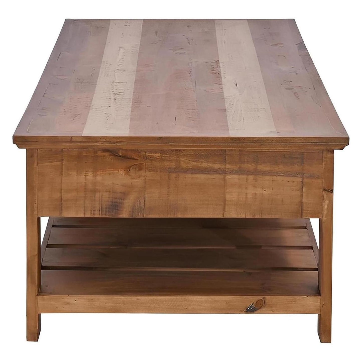 Maple Canyon Coffee Table with Storage Drawers | 20 x 29.5 x 50