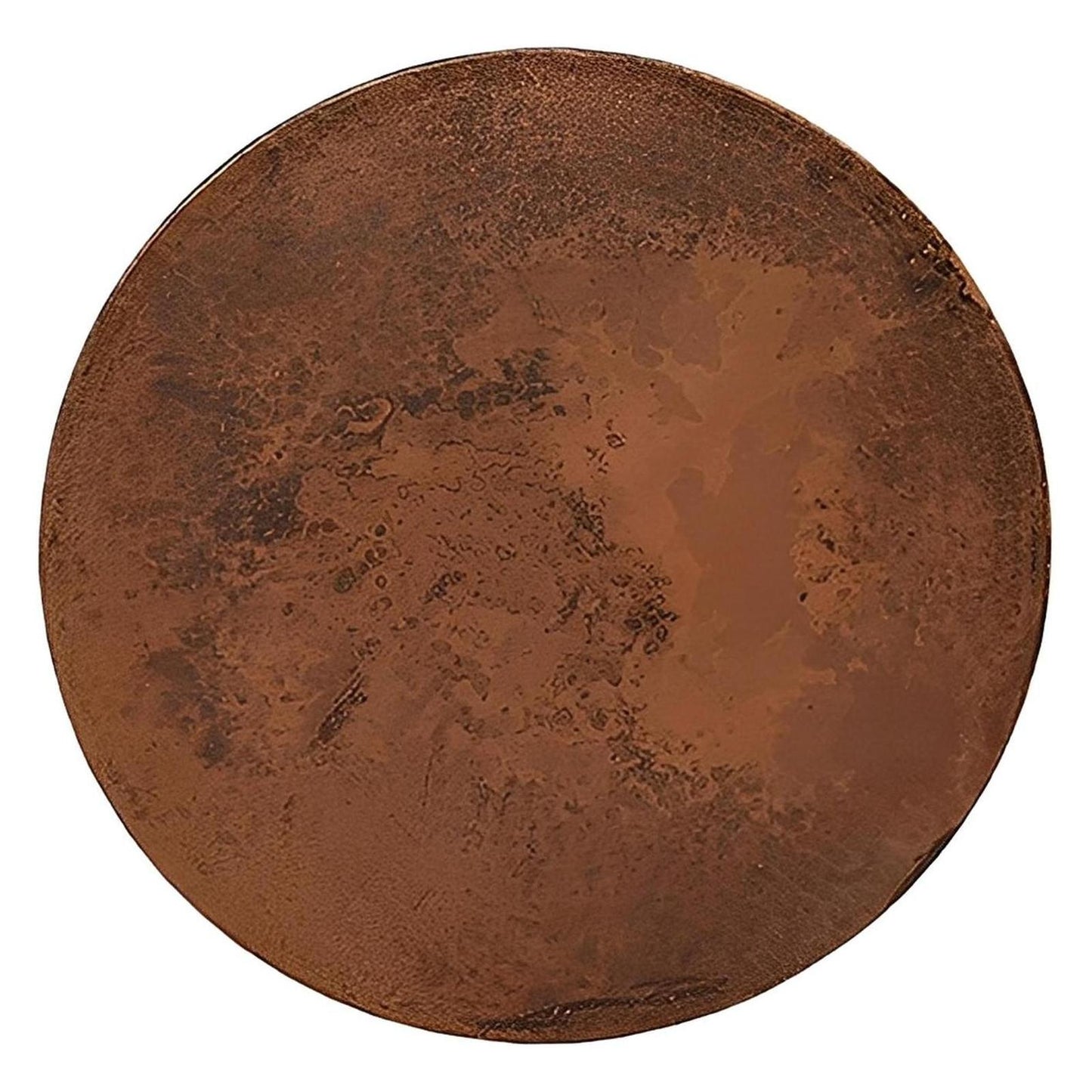 Castillo Round End Tables (2-Pack) with Copper Tops - Large
