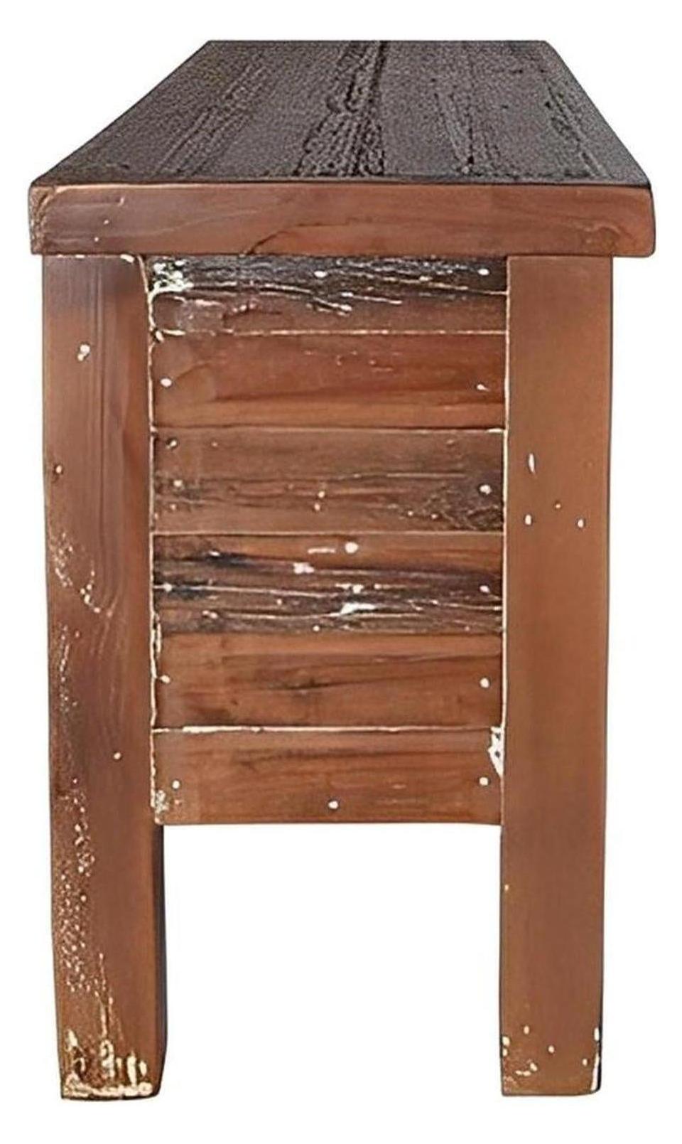 Sycamore Ridge White Wash Finished Console