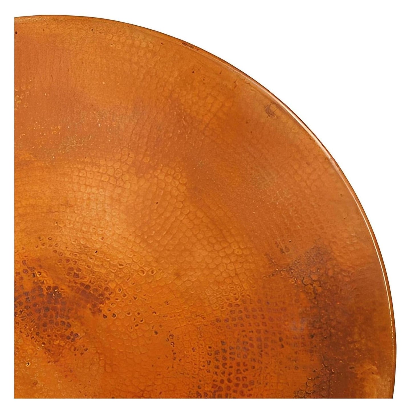 Tierra Copper Medallion Round Table | 21.5 x 44 x 48