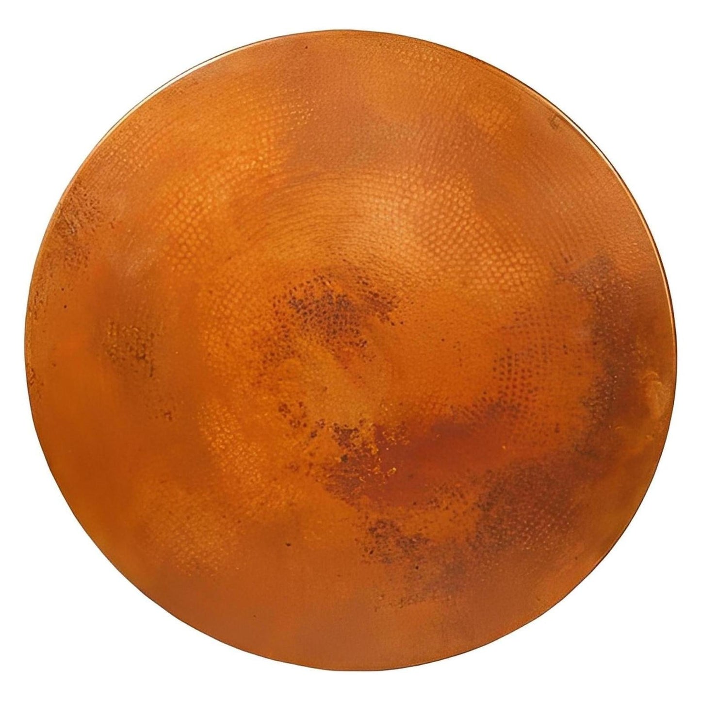 Tierra Copper Medallion Round Table | 21.5 x 44 x 48
