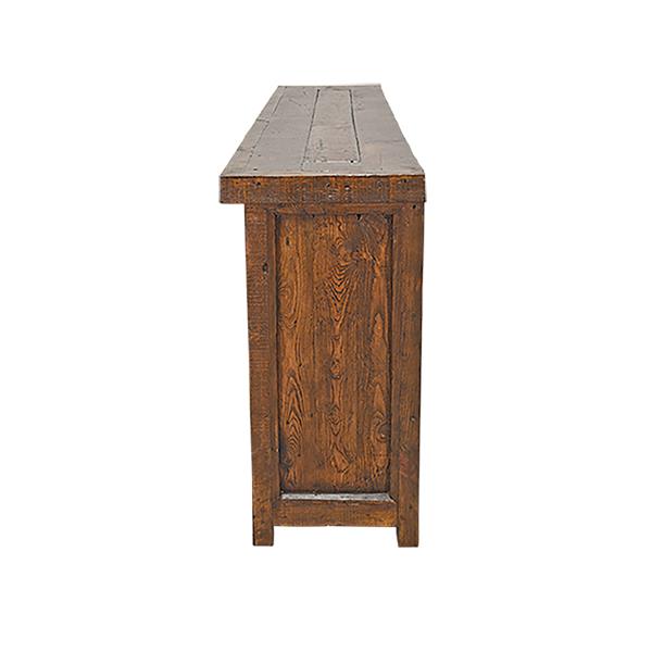 Valley Hill Turquoise Leather Door Buffet / Console