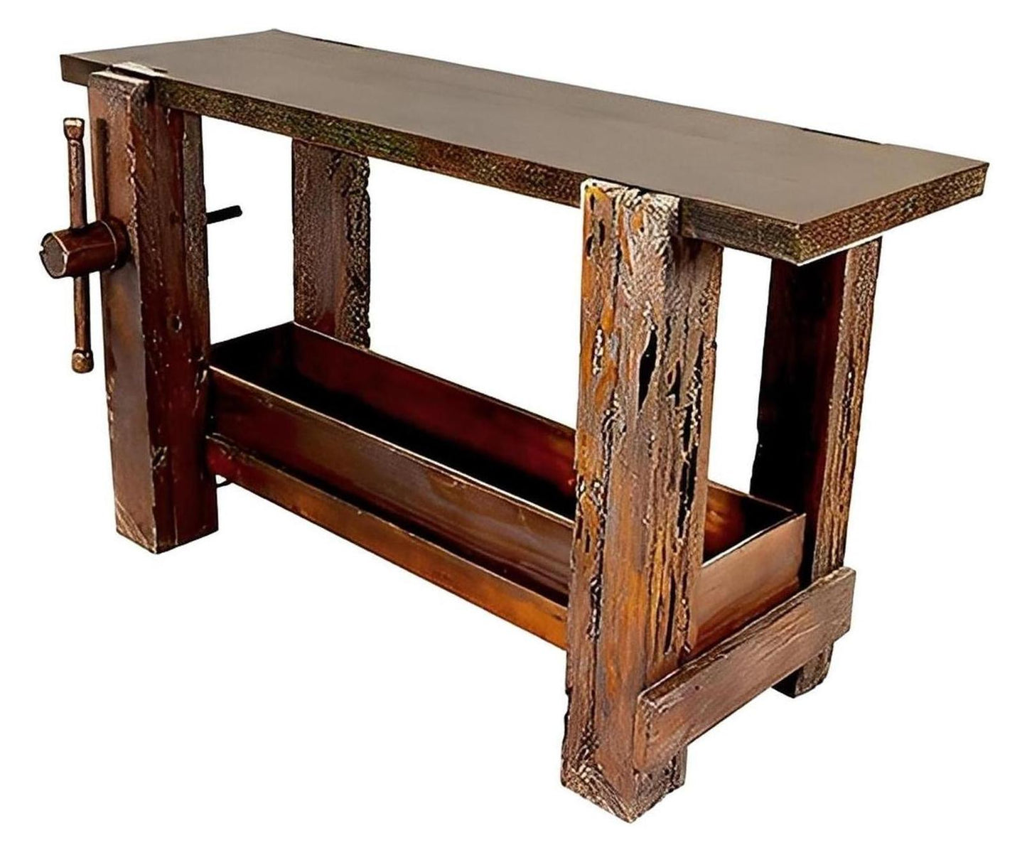 Hebbronville Basin Carpenters Credenza / Console Table With Copper Top