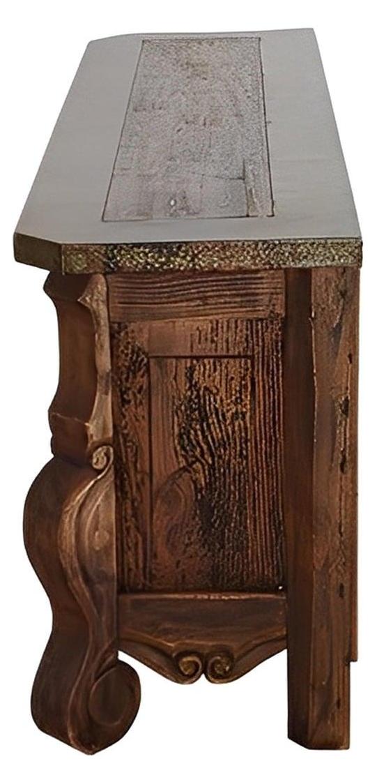 Sheffield Canyon Green Copper Tv Console With One Drawer