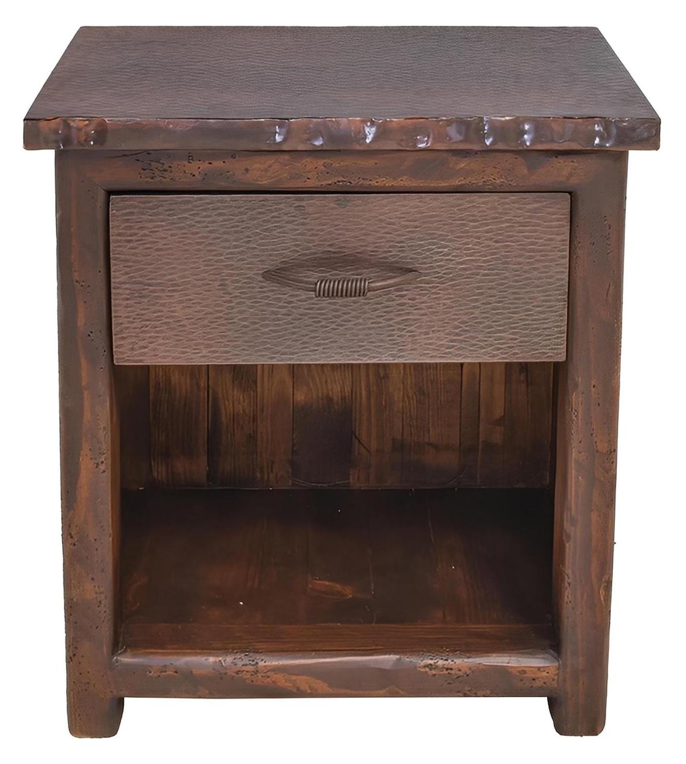 Sky Ridge Live Edge Copper Nightstand (2-Pack)