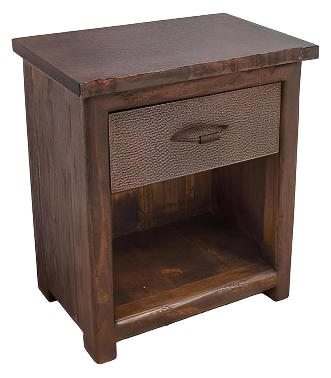 Sky Ridge Live Edge Copper Nightstand (2-Pack)
