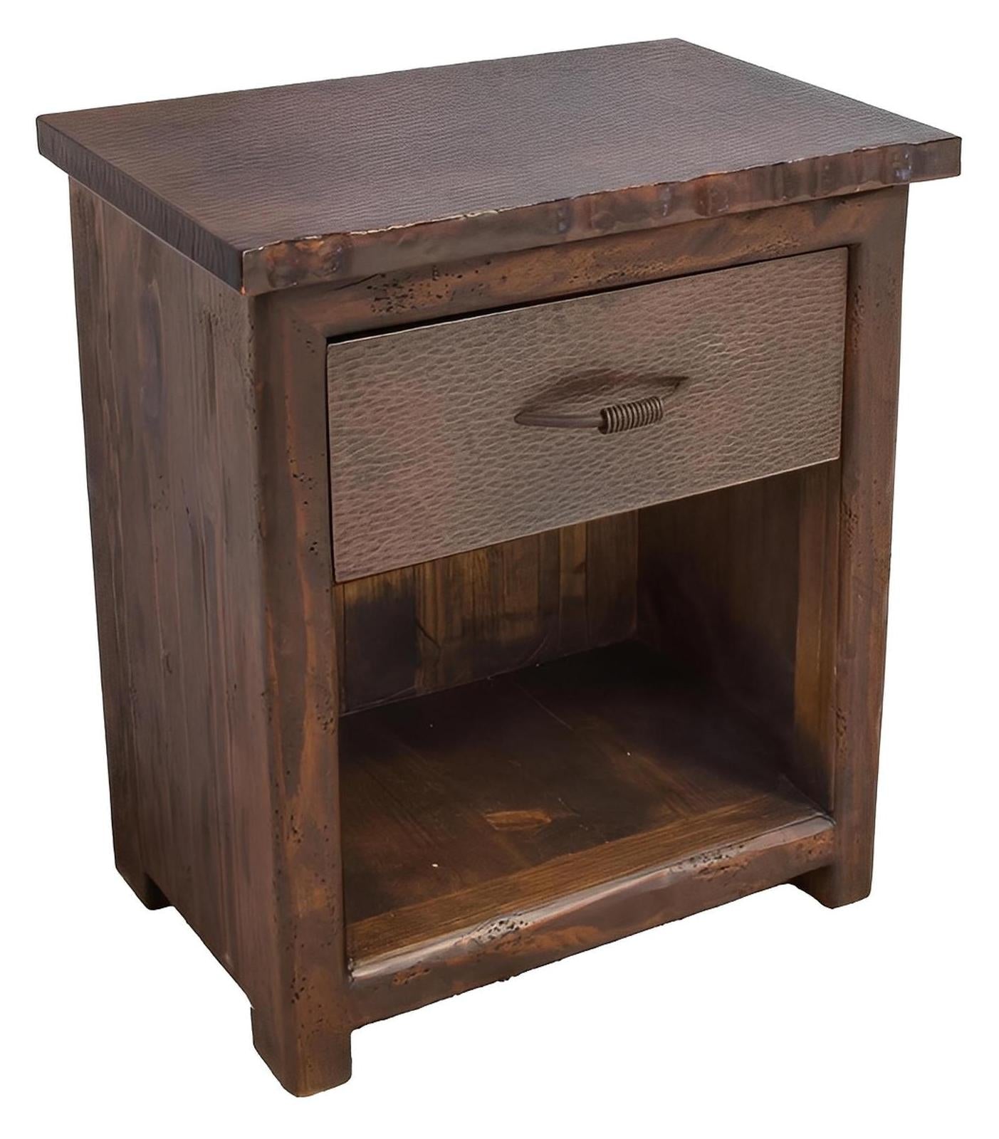 Sky Ridge Live Edge Copper Nightstand (2-Pack)