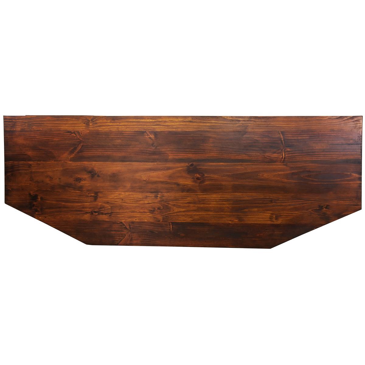 Vaquero Executive Desk | Cowhide & Hand-Tooled Leather Longhorn Panel