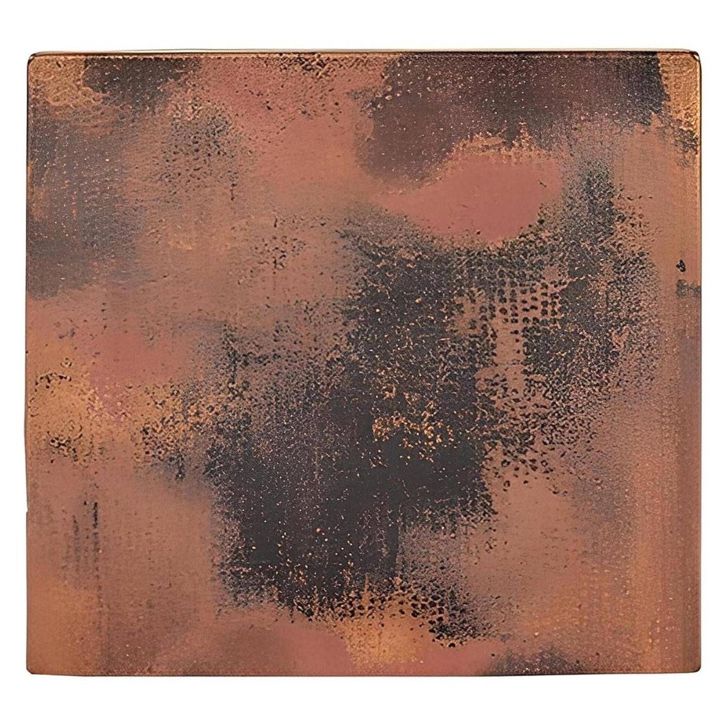 Serrano Copper Top End Tables (2-Pack) with Wooden Frames