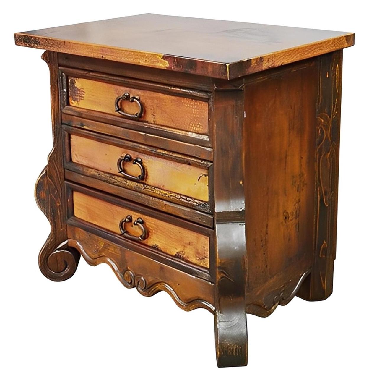 Grapevine Canyon Copper Nightstand