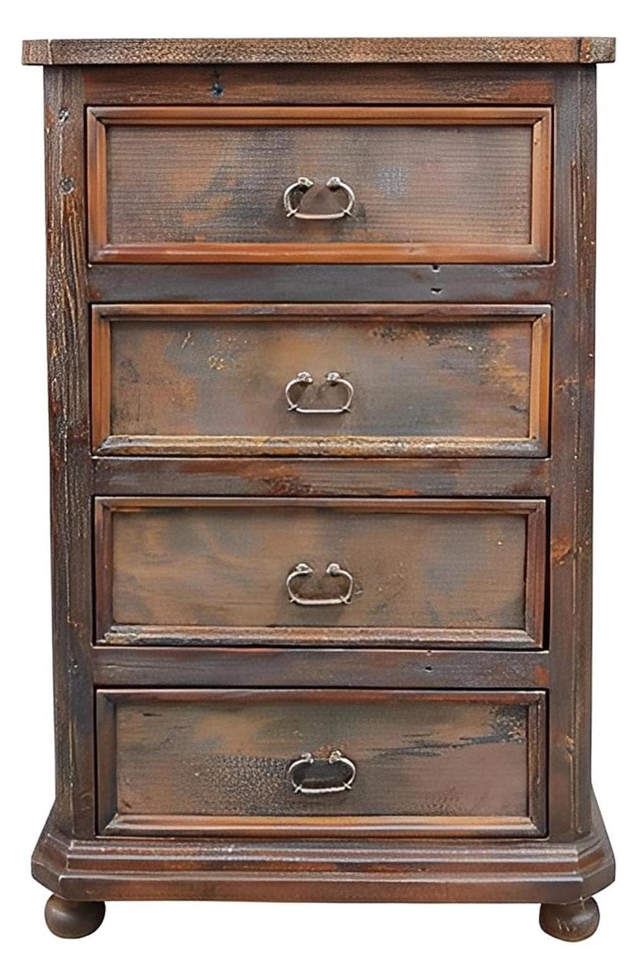 Cottonwood Canyon Chest, Copper Top And Drawers