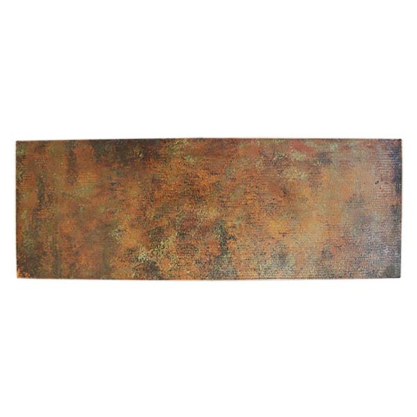 THE BLACKSMITHS BAR | VERDI-GRIS COPPER INSERTS, COPPER TOP, FORGED IRON, WINE RACK
