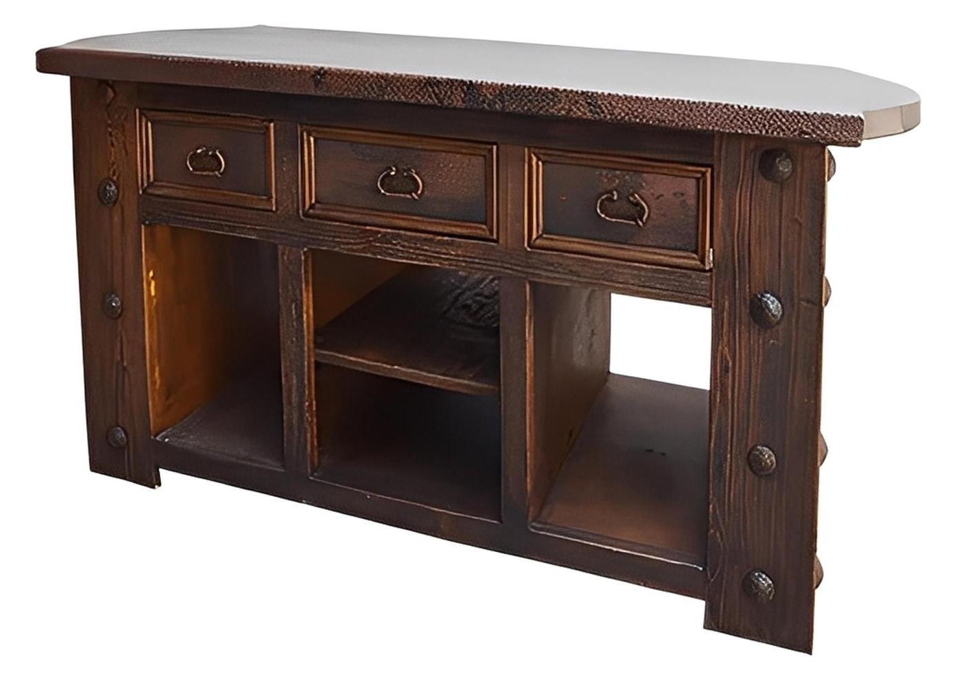 Windmill Canyon Kitchen Island With Clavos