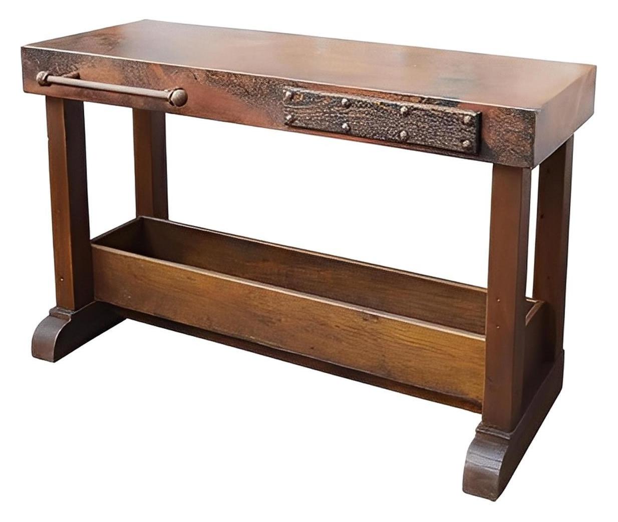 Crow Hill Natural Copper Top Kitchen Island