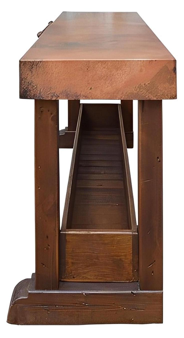 Crow Hill Natural Copper Top Kitchen Island