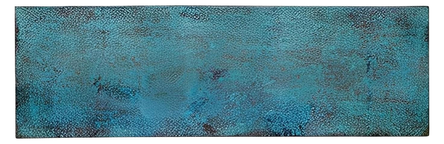 Turtle Hill Turquoise Copper Kitchen Island