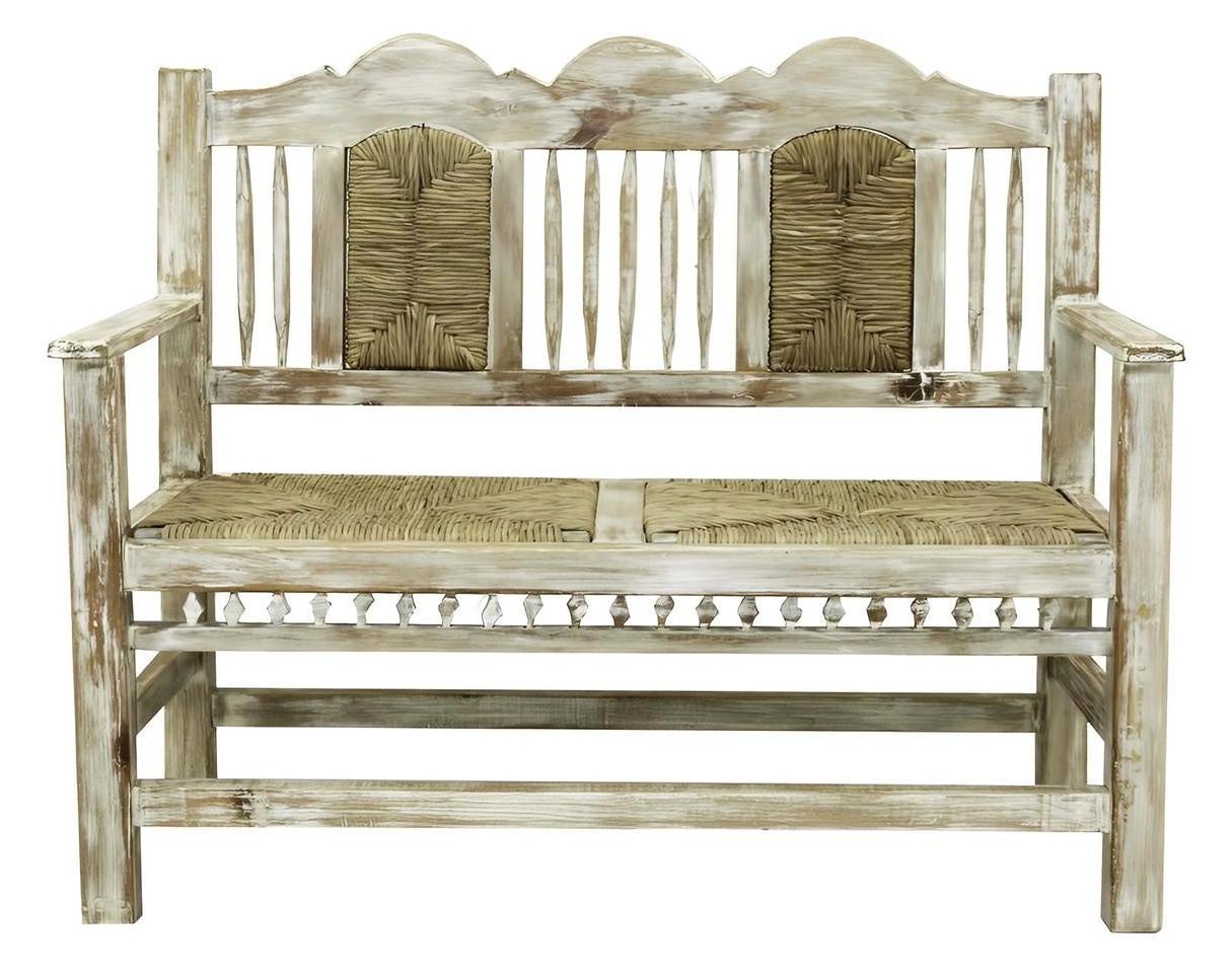 Spring Ridge White Palm Bench