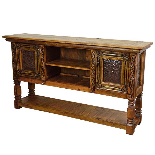 Mathis Basin Buffet/ Console W Steel Panels