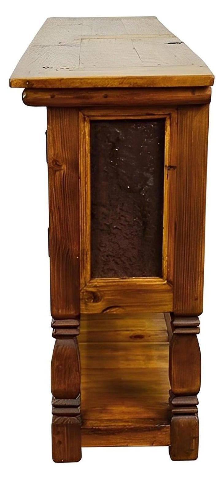 Mathis Basin Buffet/ Console W Steel Panels