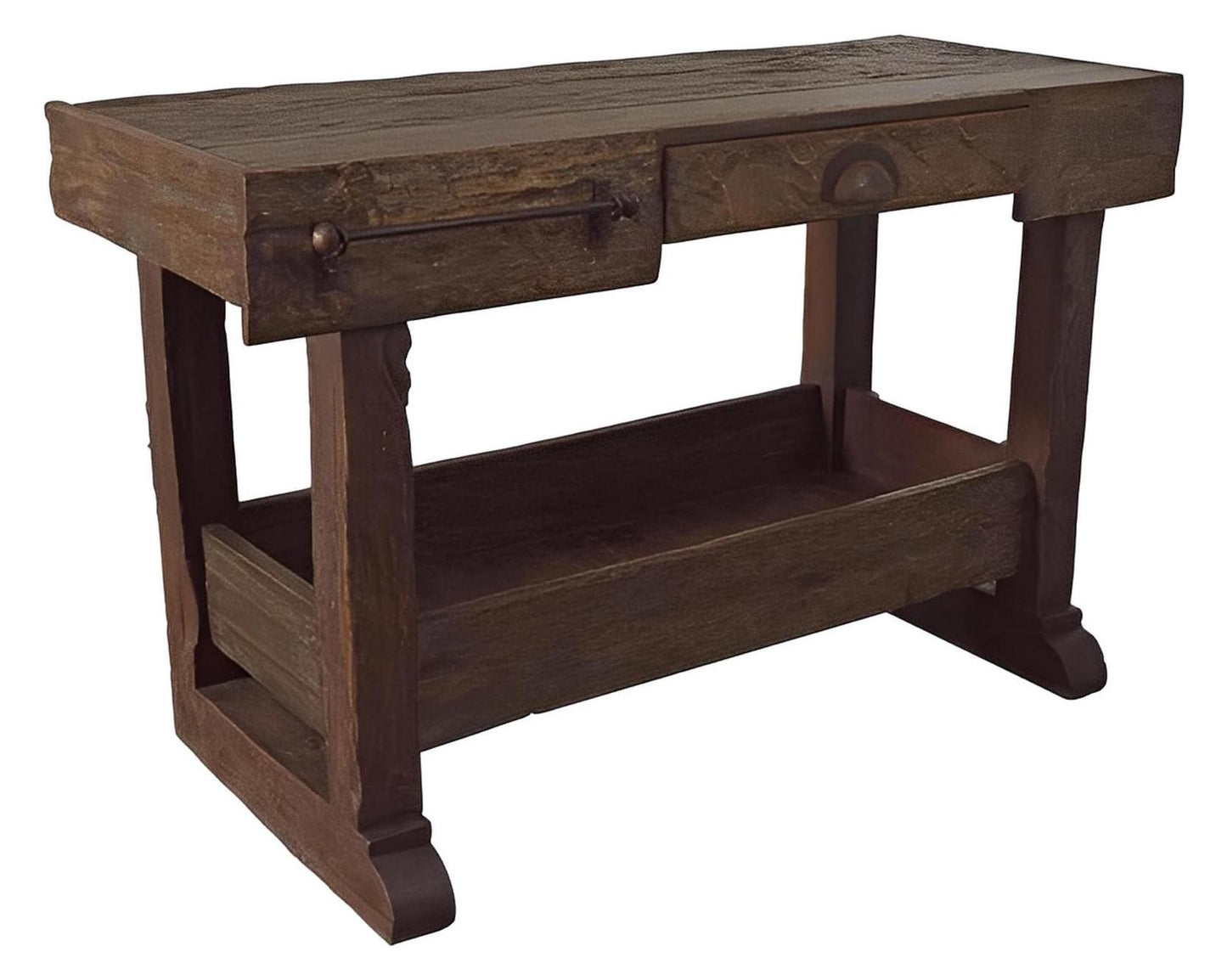 Yucca Canyon Kitchen Island With Turquoise Fleck